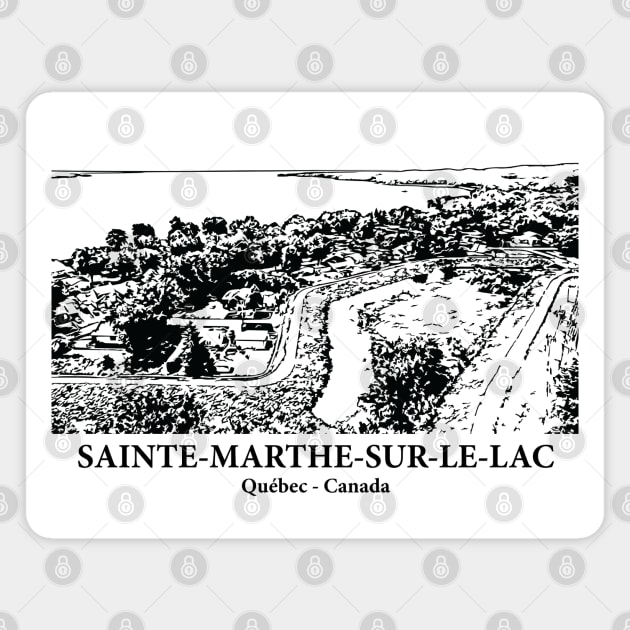Sainte-Marthe-sur-le-Lac - Québec Magnet by Lakeric
